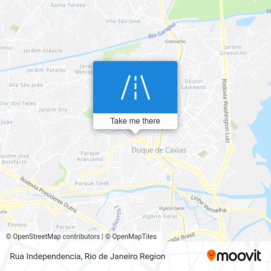 Rua Independencia map