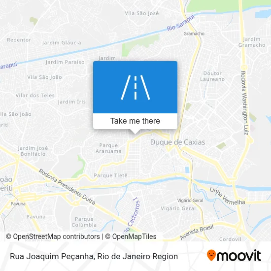 Rua Joaquim Peçanha map
