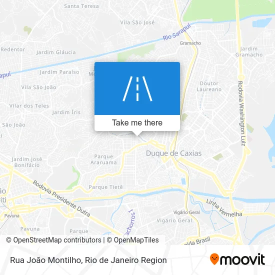 Rua João Montilho map