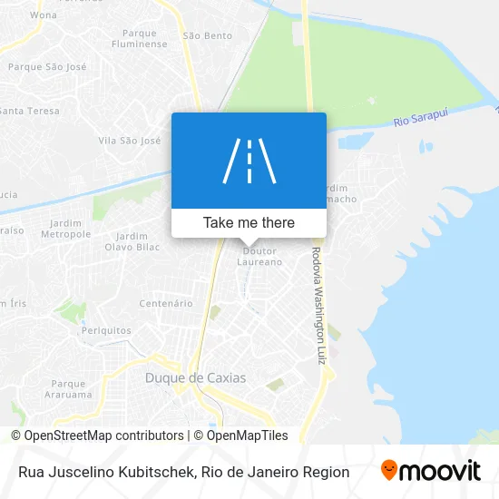 Rua Juscelino Kubitschek map