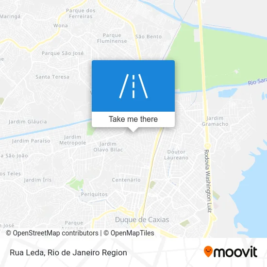 Rua Leda map