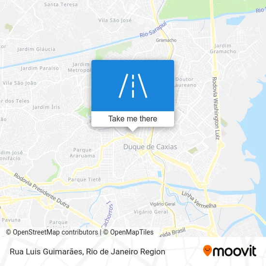 Rua Luis Guimarães map