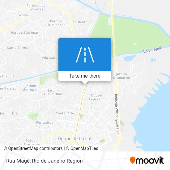 Rua Magé map