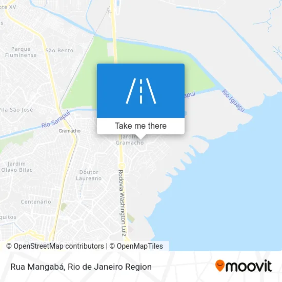 Rua Mangabá map