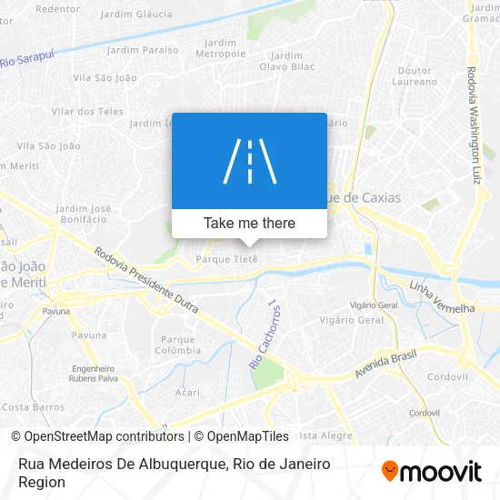 Rua Medeiros De Albuquerque map