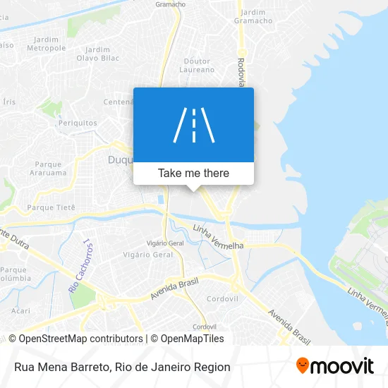 Rua Mena Barreto map