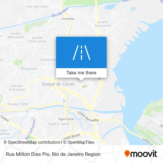 Rua Milton Dias Pio map