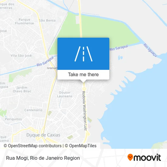 Rua Mogi map