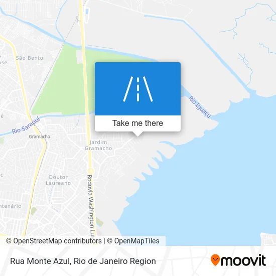 Rua Monte Azul map