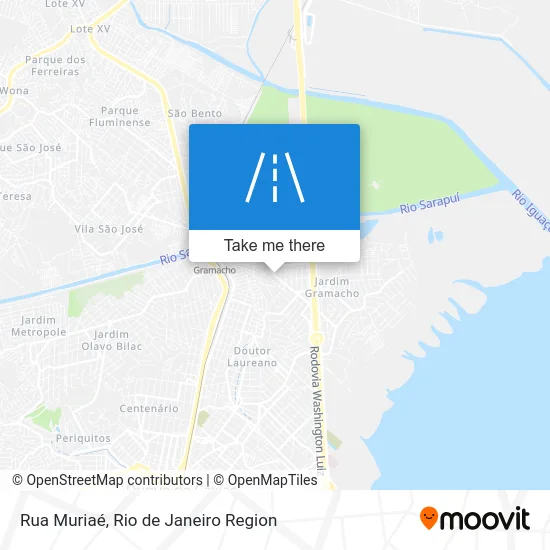 Rua Muriaé map