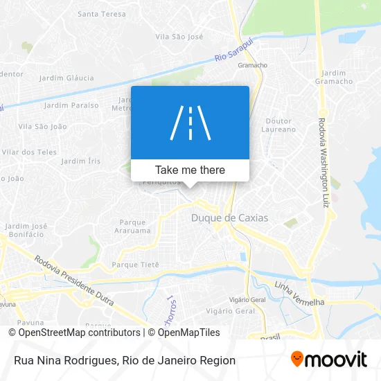 Rua Nina Rodrigues map