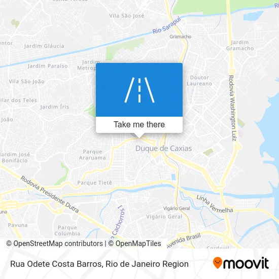 Rua Odete Costa Barros map