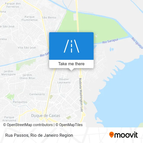 Rua Passos map