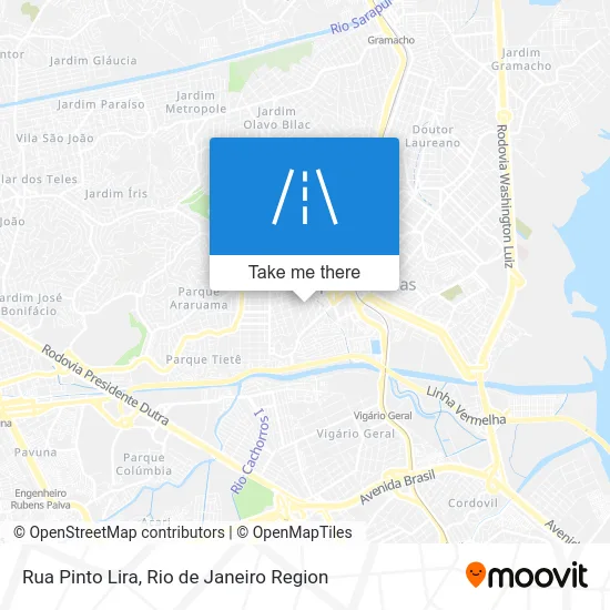 Rua Pinto Lira map