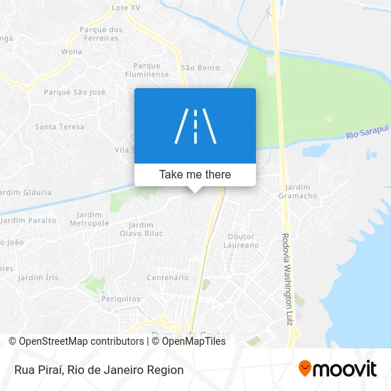 Rua Piraí map