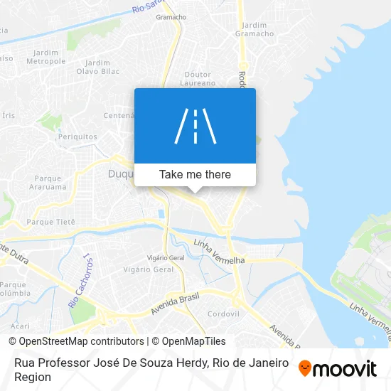 Rua Professor José De Souza Herdy map