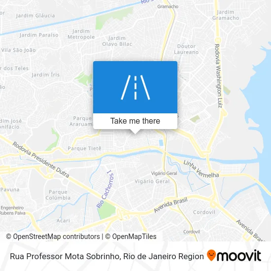 Rua Professor Mota Sobrinho map