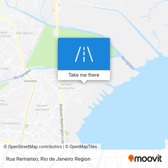 Rua Remanso map