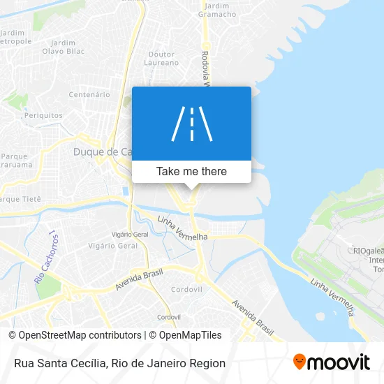 Rua Santa Cecília map