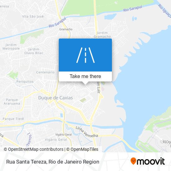 Rua Santa Tereza map