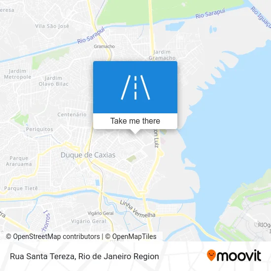 Rua Santa Tereza map