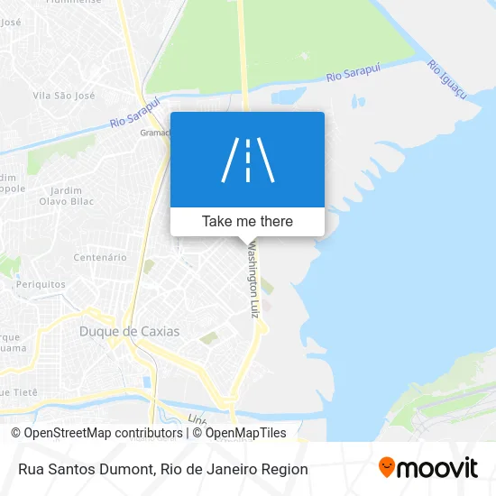 Rua Santos Dumont map