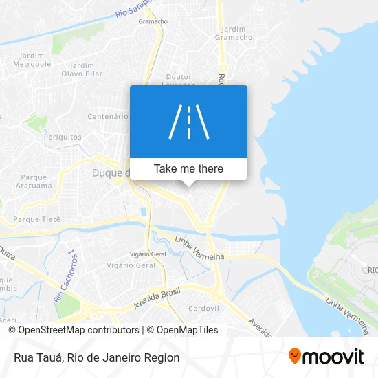 Rua Tauá map