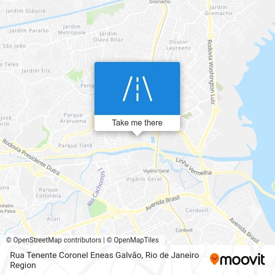 Rua Tenente Coronel Eneas Galvão map