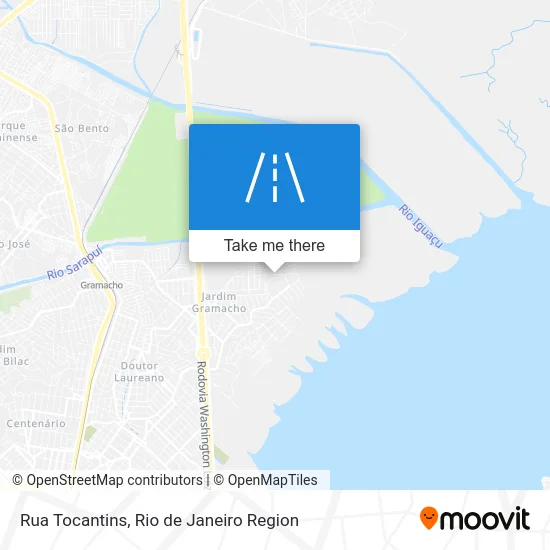 Rua Tocantins map