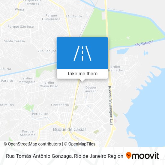 Rua Tomás Antônio Gonzaga map