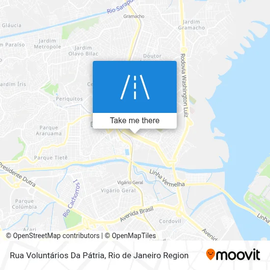 Rua Voluntários Da Pátria map