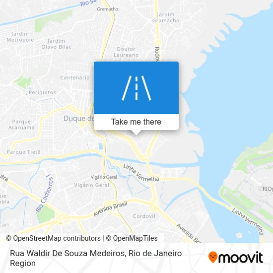 Rua Waldir De Souza Medeiros map