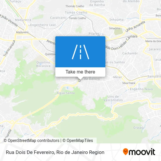 Rua Dois De Fevereiro map