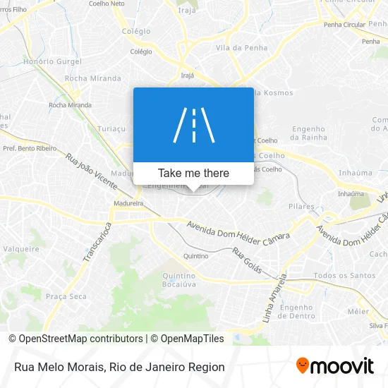 Rua Melo Morais map