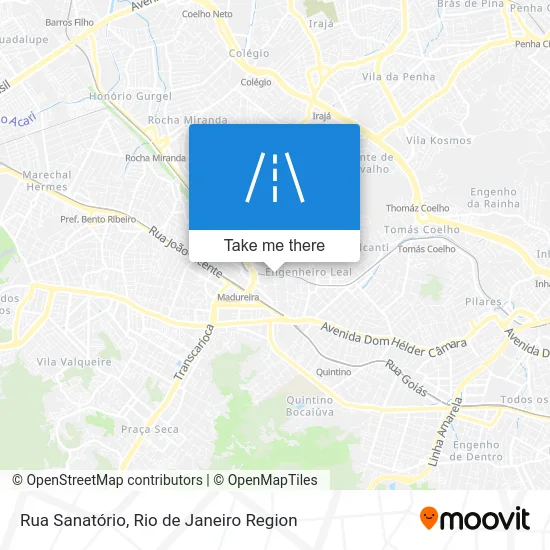 Rua Sanatório map