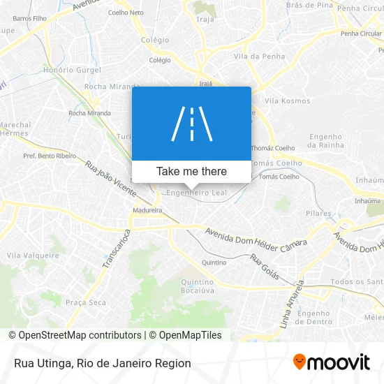 Rua Utinga map