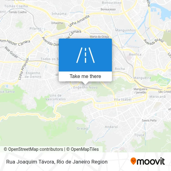 Rua Joaquim Távora map
