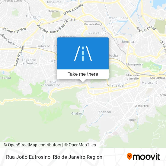 Rua João Eufrosino map