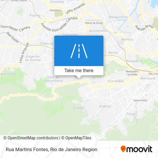 Rua Martins Fontes map