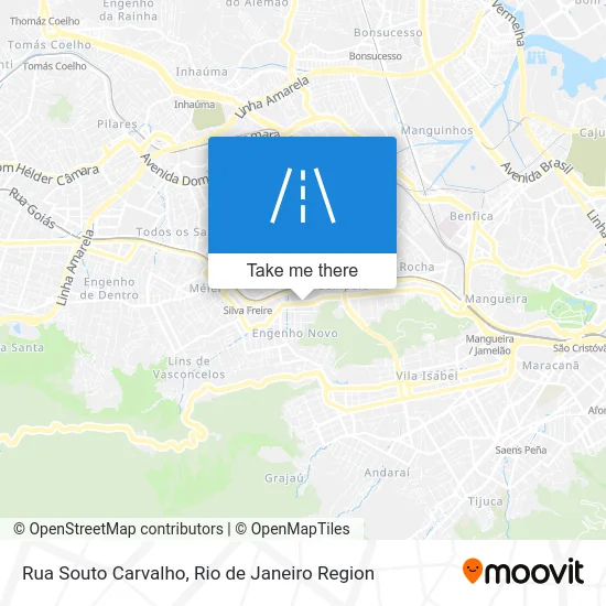 Rua Souto Carvalho map