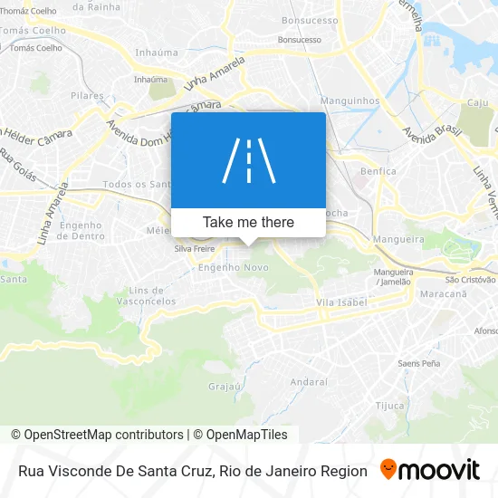 Rua Visconde De Santa Cruz map