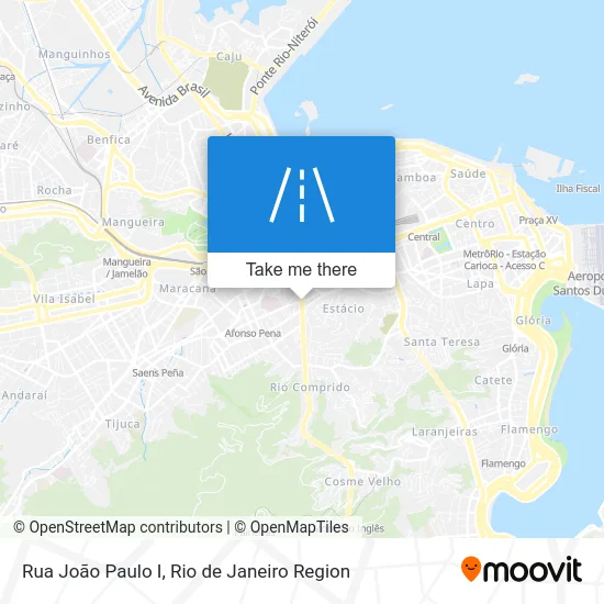 Rua João Paulo I map