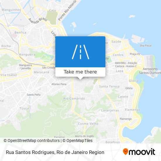 Mapa Rua Santos Rodrigues