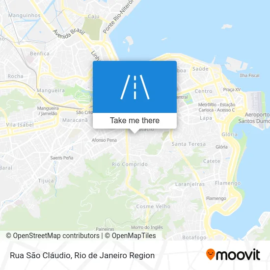 Rua São Cláudio map