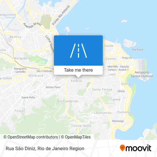 Rua São Diniz map