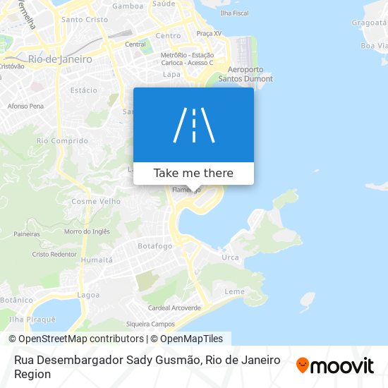 Mapa Rua Desembargador Sady Gusmão