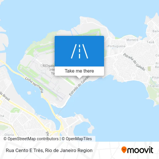 Rua Cento E Três map
