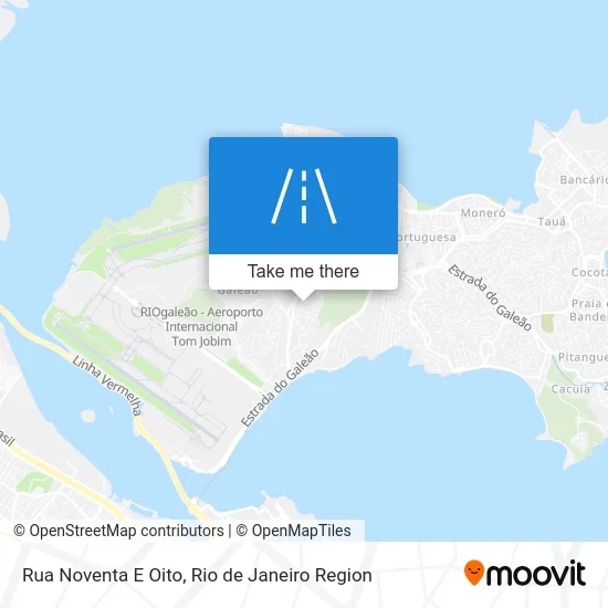 Rua Noventa E Oito map
