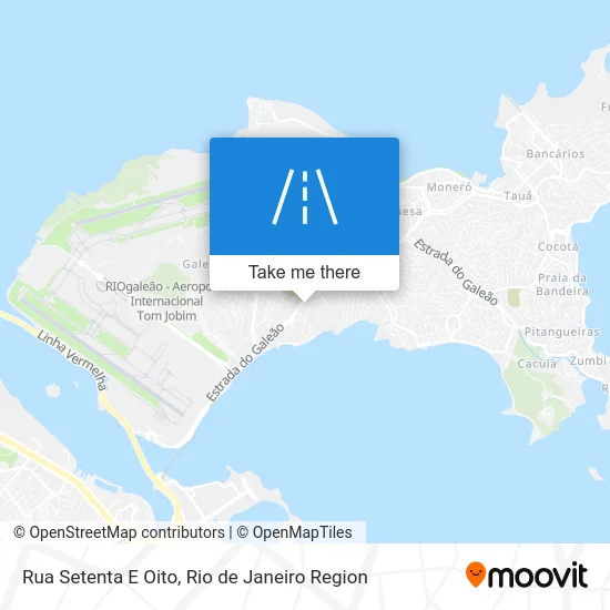 Rua Setenta E Oito map