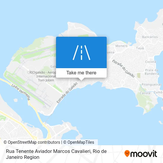Rua Tenente Aviador Marcos Cavalieri map